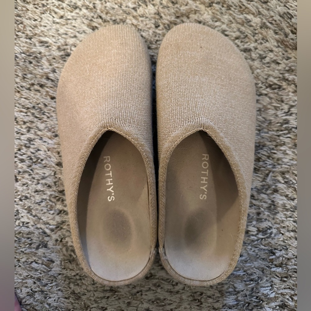 Rothy’s the casual clog, Color: Birch Tan, Size: 8